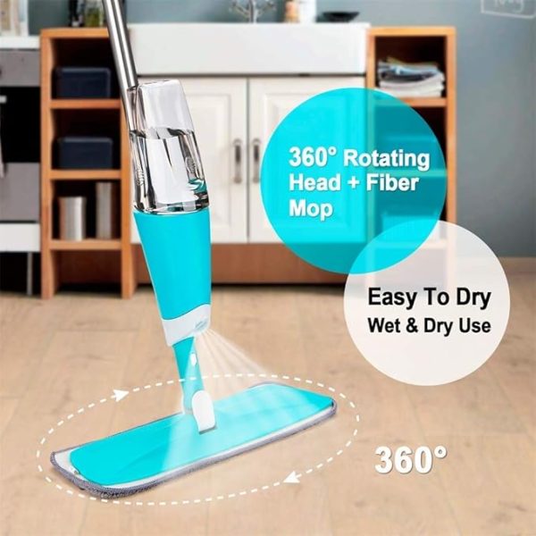 Microfiber Floor Cleaning Healthy Spray Mop - Image 3