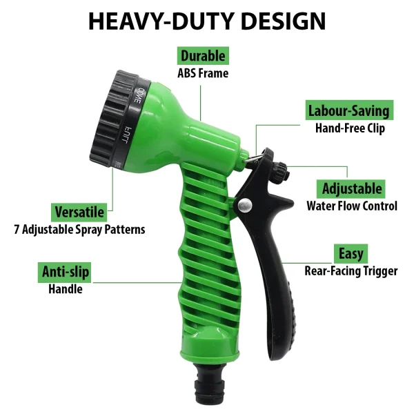 5 In 1 Flow Water Spray Gun ,Water Hose Gun - Image 2
