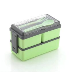 Stainless Steel 3 Compartment SS Lunch Box Capacity 400 ml - Image 4