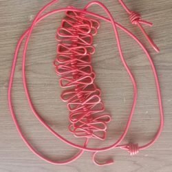 Tips Rope With 12 clips And 2 Hooks