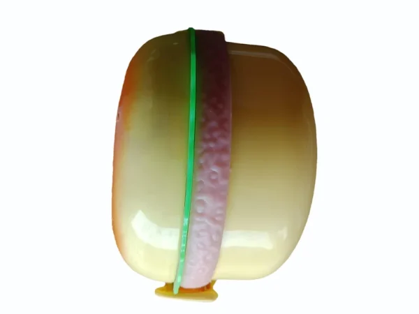 Plastic Round Burger Lunch Box - Image 4