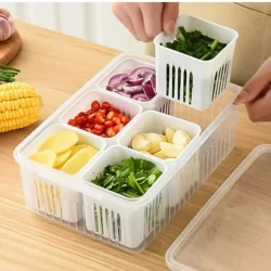 Plastic Freezer Storage Boxes